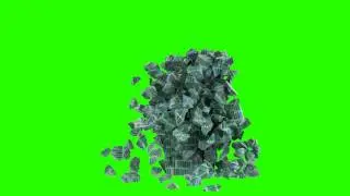 destruction in green screen free stock footage