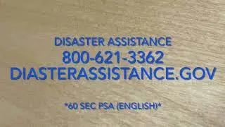 IEMA-OHS 60-second PSA - Disaster Assistance (English)