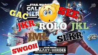SWGOH - GAME ABBREVIATIONS EXPLAINED. You add one.