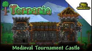 Terraria: Medieval Tournament Castle Speed Build