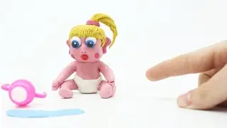 Baby Video Stop-Motions Baby-sitting Compilation-Fun Play Doh Baby Cartoons