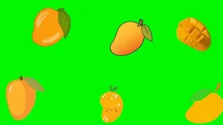 Mango Green Screen Animation