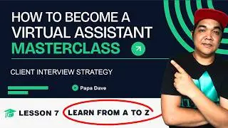 Start Your Online Jobs Career From A to Z Masterclass For Beginners No Experience Students Lesson 7