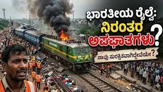 Indian Railways Accidents in Kannada | Kavach System, Fogg pass Device