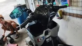 Honda click 125 tumutulo ang coolant sa takip ng radiator at manual reset tps at ECU
