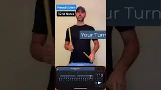 Skinny George Paradiddles with PolyNome