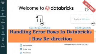 #8 Handling Bad Data In Databricks | Handling Error Rows | Error Handling in Databricks