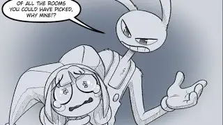 Pomni and Jax Bad Night | Pomni x Jax  | The Amazing Digital Circus Comic Dub