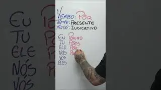 Conjugação do verbo PÔR no presente #português