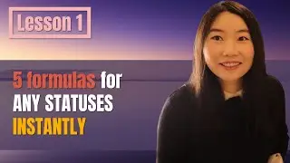 Learn Chinese for beginners | Lesson 1: Chinese Phrases - 5 formulas to describe statuses