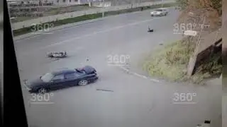 ДТП с участием мотоциклиста на улице Лукашевского в Петропавловске-Камчатском