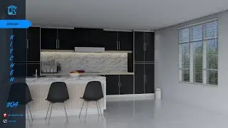 Sketchup Vray Interior - Kitchen design