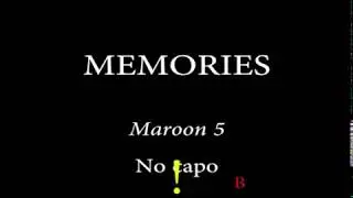MEMORIES -Maroon 5