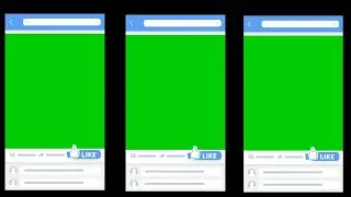 Like frame green screen | facebook like button green screen download