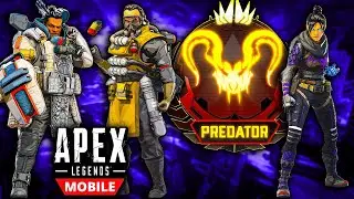 HOW PREDATOR SQUAD PLAY IN INTENSE LOBBY | APEX LEGENDS MOBILE GAMEPLAY