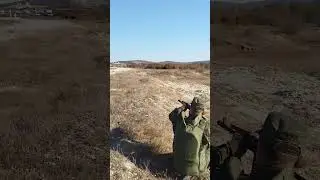 балуемся холостыми !!! ещё раз пишу стрельба холостыми патронами....#холостыепатроны
