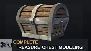 Autodesk Maya Tutorial - Treasure Chest Modeling, Texturing, lighting