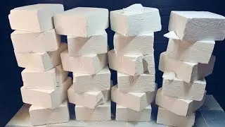 Messy PJ Mini Chalk Wall Crush Gym Chalk ASMR Satisfying Relaxing Dusty Sleepaid 😌 ☺️ 💕 