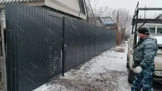 ноябрь/декабрь  2023 г. заборы/ворота/калитки/хозблоки