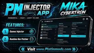 PM Injector App (Platinmods Injector) | Offsets Tester / Runtime Hex Patcher