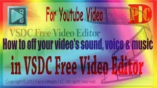 How to Change your video's  sound, voice & music in VSDC Free Video Editor