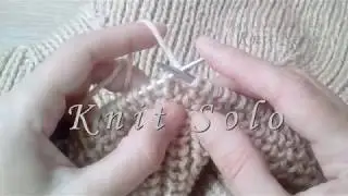 Контроль натяжения нити при вязании спицами, мой опыт. Knit Solo