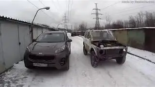 ВАЗ НИВА 21213 восстановление день 17 знаковый мусрака стронуласб с места сама
