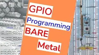 9 - STM32, GPIO programming using CMSIS library, bare metal
