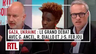 Gaza, Ukraine : le grand débat avec Guillaume Ancel, Rokhaya Diallo et Jean-Sébastien Ferjou