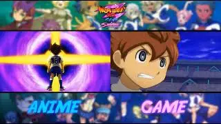 Inazuma Eleven Go Galaxy Supernova Opening Anime vs Game Version Comparison (Side by Side)