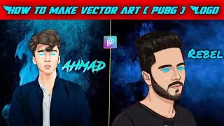 How to make Pubg scout vector art logo in picsart || How to make pubg logo like Ahmed Op