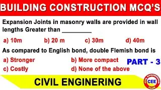 Construction material mcq | MCQ on Building Construction | Building material mcq | GATE | SSC-JE