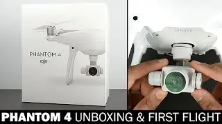 DJI Phantom 4 Smart Drone Unboxing & First Flight Test