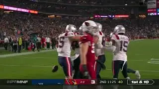 Kevin Harris Rushing Touchdown | Patriots vs Cardinals