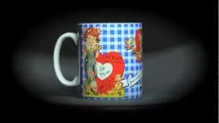 Personalised Mug Vintage Valentine