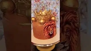 торт с короной  и с львом #cake #տորթ #happybirthday #king