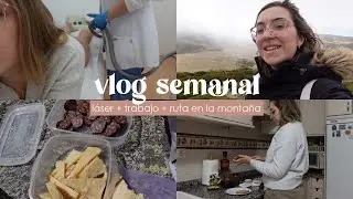 ✨ Una semana conmigo: láser + trabajo + ruta en la montaña 🏔️ vlog semanal