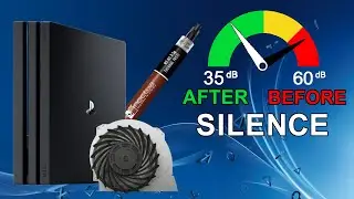 PS4 PRO Fan Noise FIX - Thermal paste & dust - Before/After TEST