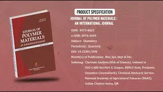 Journal of Polymer Materials | Journals | Prints Publications