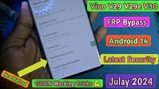 All Vivo FRP Bypass Android 14 Latest Security Julay 2024 || Vivo V29 V29e FRP Bypass New Julay 2024