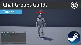 Chat Groups Guilds (Steam Integration)