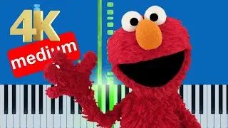 Sesame Street - Elmo's Song (Medium) Piano Tutorial