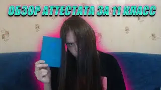 МОИ ОЦЕНКИ В АТТЕСТАТЕ ЗА 11 КЛАСС / ОБЗОР НА ШКОЛЬНЫЙ АТТЕСТАТ ЗА 11 КЛАСС
