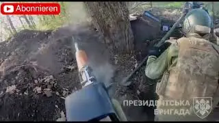 GoPro Aufnahmen. Ukrainer Wehren einen Russischen Angriff auf ihre Stellungen Oblast Donezk ab.