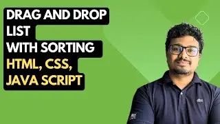 Build a Drag and Drop List With Sorting Using HTML, CSS, Java Script