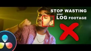 Unleash 🔥 Full potential of your LOG Clips: Mastering Color Grading in DaVinci Resolve