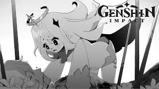 La verdadera identidad de Paimon - Genshin Impact comic (FANDUB)