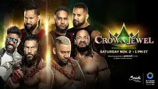 WWE 2K24 Roman Reigns & The Usos Vs. The Bloodline | WWE Crown Jewel 2024