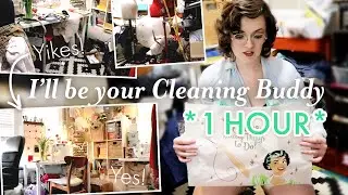Clean with me! Sewing Room Edition [1 HOUR LONG]