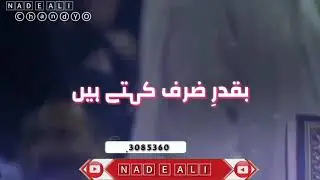 13 Rajab ❤️ Whatsapp Status | By Mir Hassan Mir  | #Nad_E_Ali_Official..